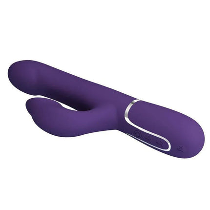 Falin Rolling Vibrator USB featuring dual motors and ergonomic design in purple for versatile stimulation