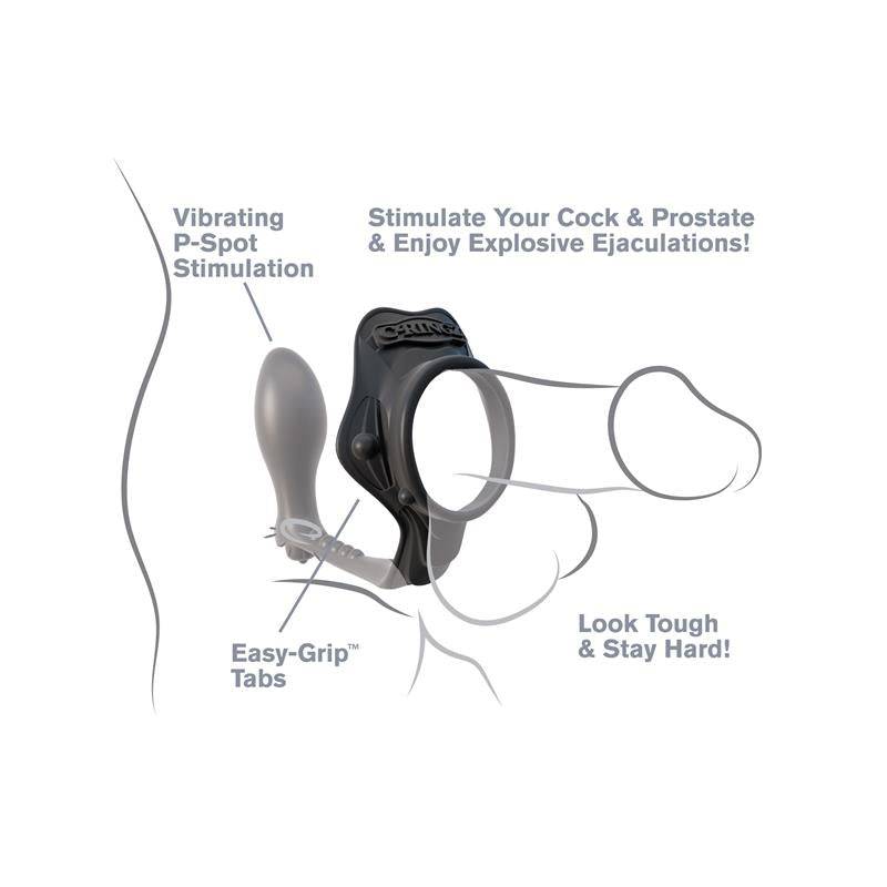 Fantasy C - Ringz Rock Hard Ass - Gasm Black - secretsextoys.store