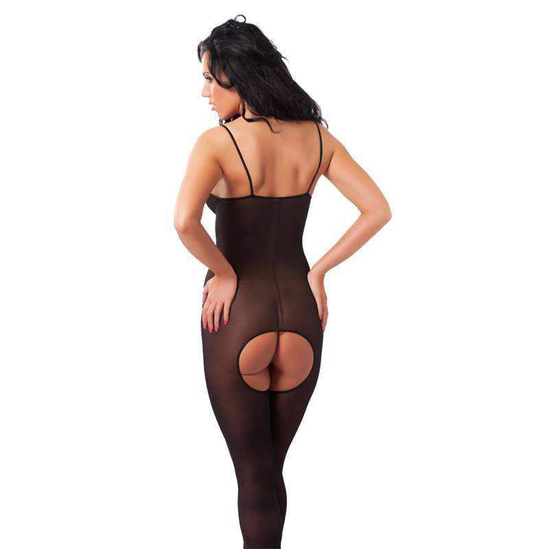 Fantasy Open Catsuit Black One Size - secretsextoys.store