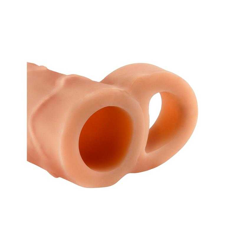 Fantasy X - tensions Perfect 2,5 cm Extension with Ball Strap - Flesh - secretsextoys.store