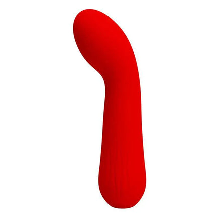 Faun Vibrator Red - Premium silicone G-spot vibrator with ergonomic design for enhanced pleasure.