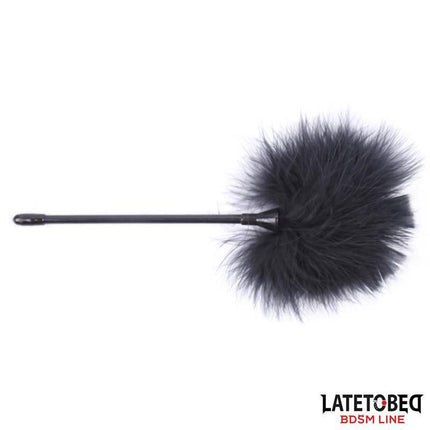 Feather Tickler 27 cm for intimate sensory exploration in BDSM play from Latetobed.