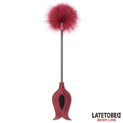 Feather Tickler and Rose Shape Paddle from Latetobed's BDSM Line