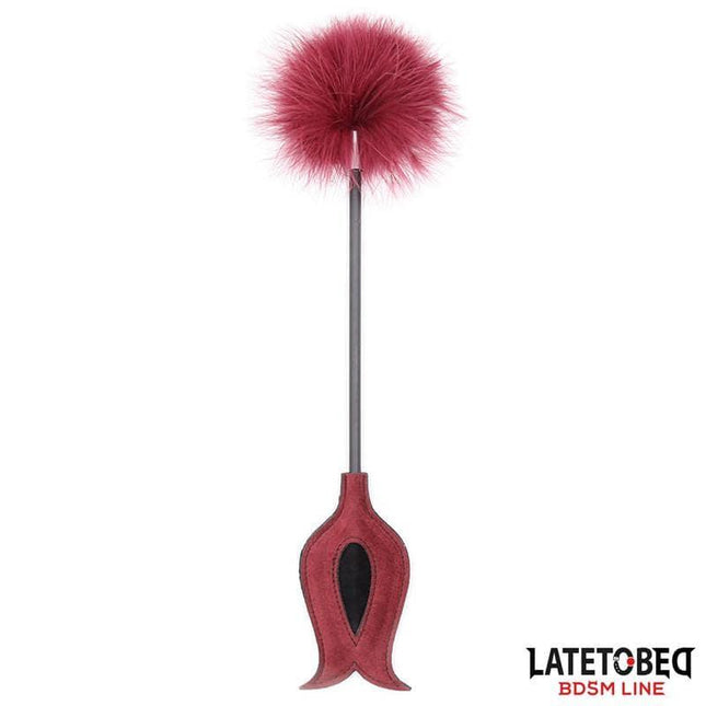 Feather Tickler and Rose Shape Paddle from Latetobed's BDSM Line