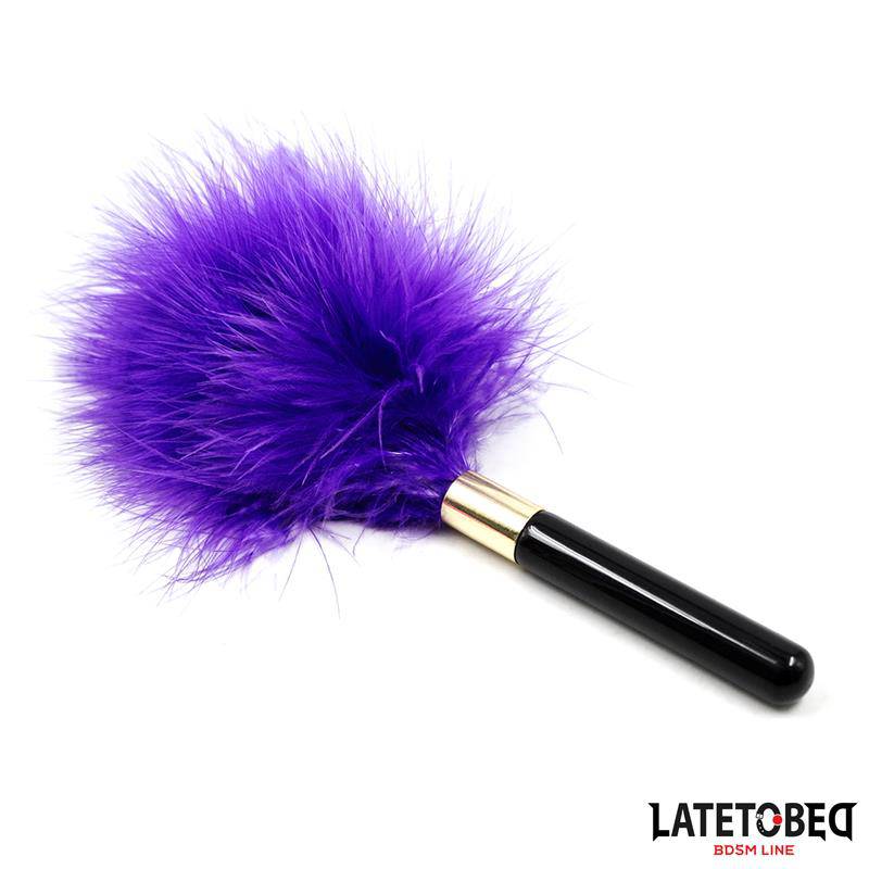 Feather Tickler Mini Purple 18cm - secretsextoys.store