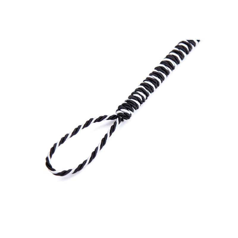 Feather Tickler with Wrapped 46 cm Black/White - secretsextoys.store
