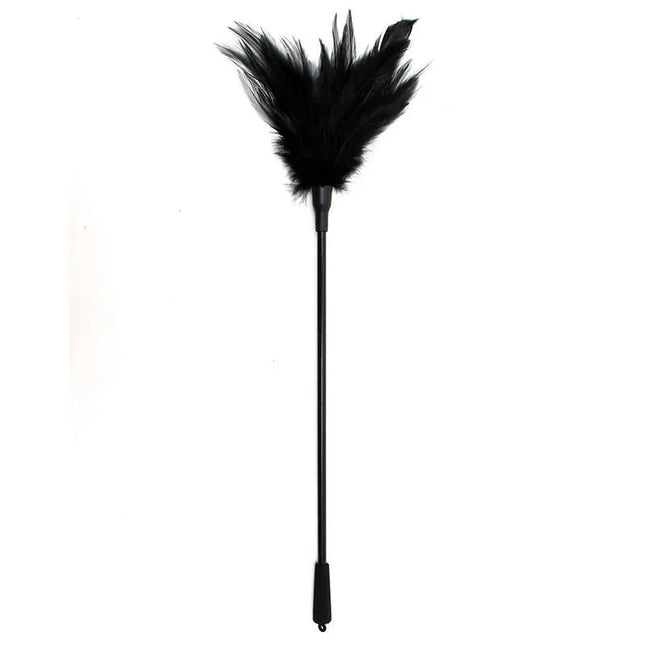 Feather Tickler intimate tool for gentle caressing and sensual exploration, perfect for heightening anticipation in romantic moments.