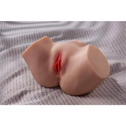 Fennie Shaking Masturbator 4 kg realistic torso-style sex toy on textured fabric