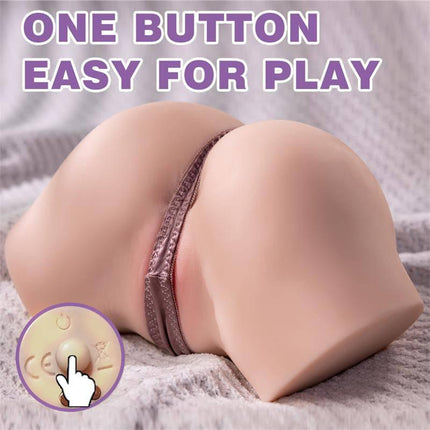 Fennie Shaking Masturbator 4 kg featuring realistic design with one-button functionality for easy and immersive solo play.