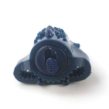 Finger Ring with Vibration Blue showing control button, designed for steady stimulation, made of durable materials for solo or shared play.