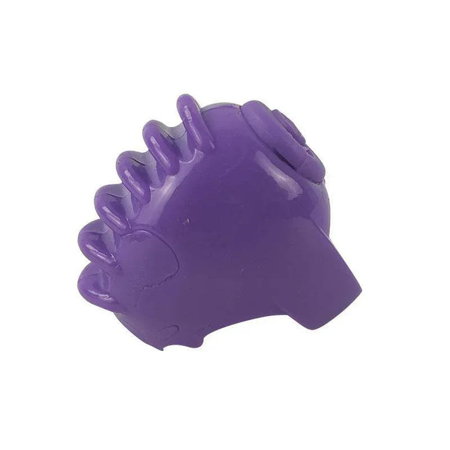 Purple Finger Ring with Vibration by A-GUSTO, ergonomic design for couples, single-speed, soft-elastic for enhanced intimate moments.
