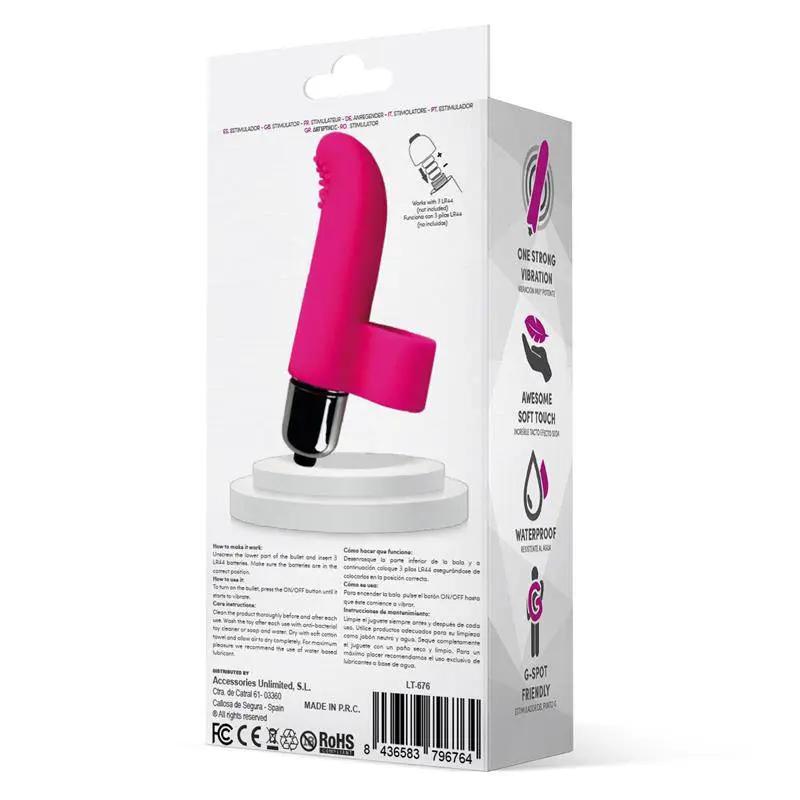 Fingy Finger Bullet Silicone Pink - secretsextoys.store