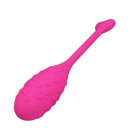 Fisherman Vibrating Egg with App - discreet pink Bluetooth-controlled vibrator for pleasure and convenience.