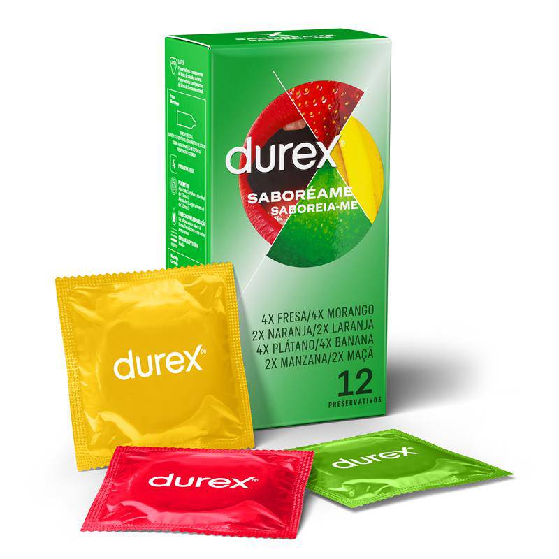 Flavored Condoms Saboréame 12 ud - secretsextoys.store