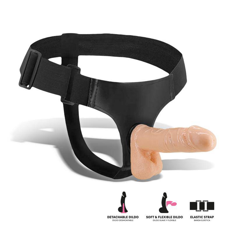 Flaxy Strap - On Harness with Detachable and Flexible Dildo - secretsextoys.store