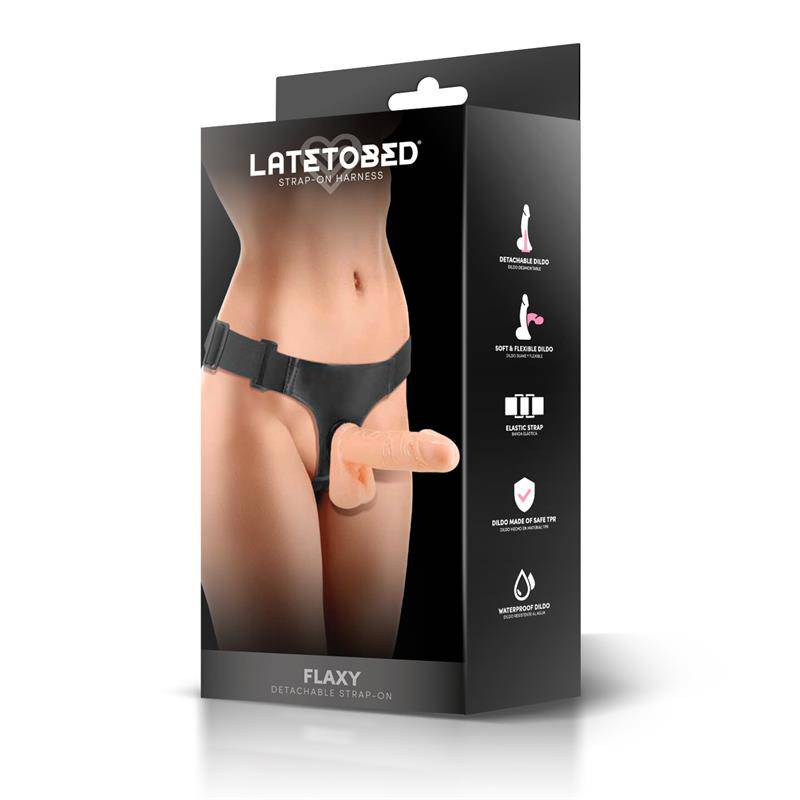 Flaxy Strap - On Harness with Detachable and Flexible Dildo - secretsextoys.store