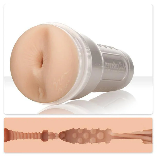 Fleshlight Girls Eva Lovia Spice realistic butt orifice with interior texture view.