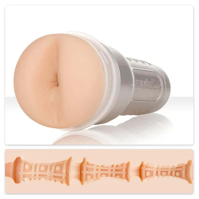 Fleshlight Girls Riley Reid Euphoria butt orifice with pearlescent case and unique Euphoria canal texture