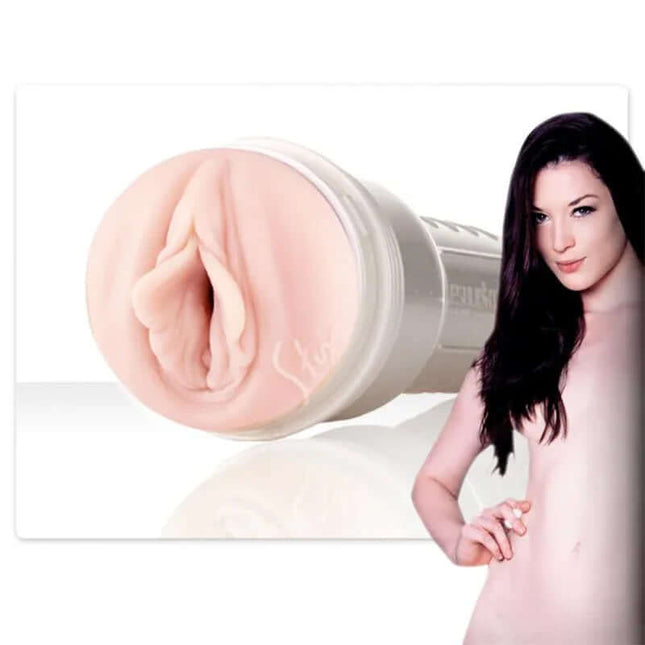 Fleshlight Girls Stoya Destroya with signature texture for lifelike sensation in pearlescent case.