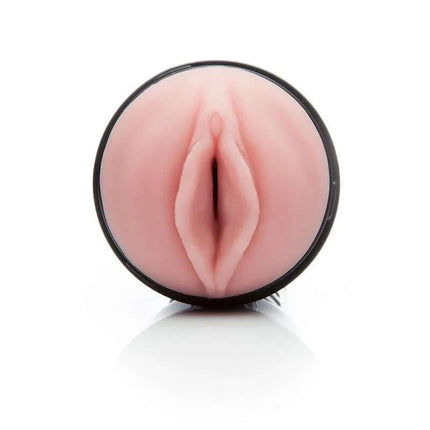 Fleshlight Pink Lady Original discreet sex toy with lifelike design, featuring smooth internal canal for first-time users.