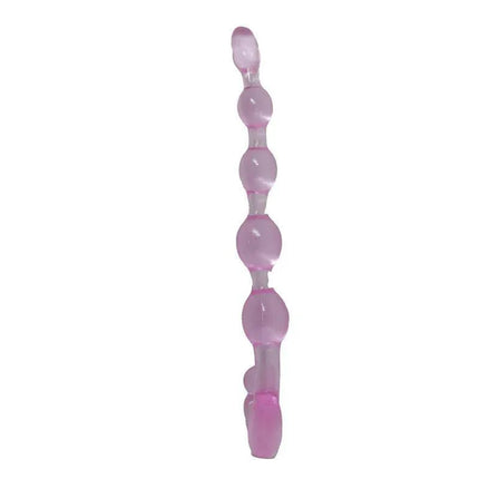 Flexible Anal Beads for Versatile Pleasure with soft TPR material and flared handle, designed for safe and comfortable use.