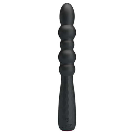 Flexible Anal Vibrator with 12 vibration modes, designed for enhanced pleasure and adaptable to curves for solo or partner play.