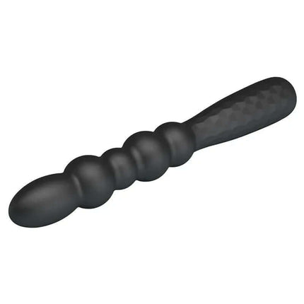 Flexible Anal Vibrator with 12 vibration modes and a textured handle for personalized pleasure and comfort.