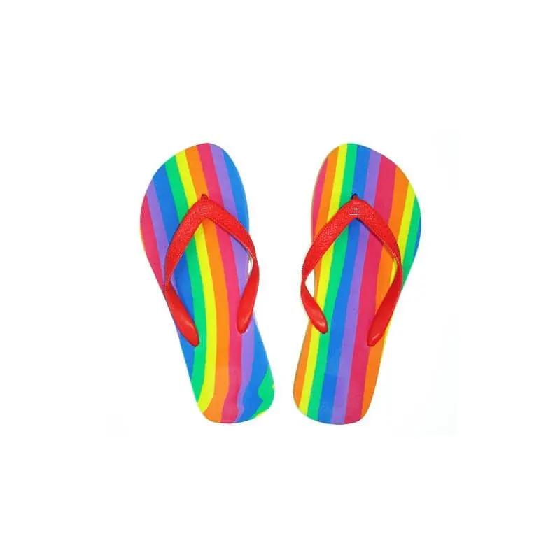 Flip - flops with LGBT + Flag Size 44 - 45 - secretsextoys.store