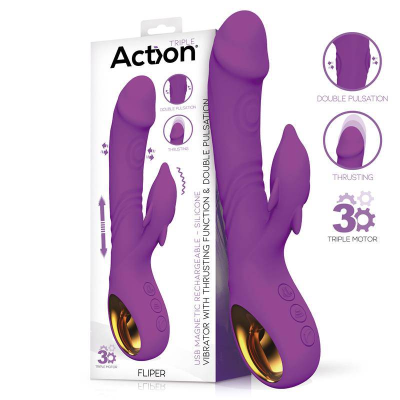Fliper Vibe with Thrusting and Doble Pulsation 3 Motors - secretsextoys.store