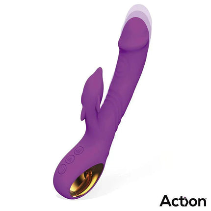 Fliper Vibe with Thrusting and Doble Pulsation 3 Motors in purple color, showcasing sleek design with three independent motors.