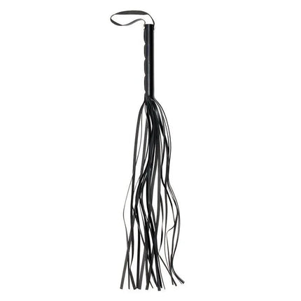 Flogger Leather 75cm made from genuine leather for BDSM play, featuring a balanced swing and satisfying impact for varied sensations.