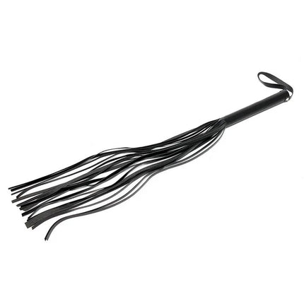 Flogger Leather 75cm, premium BDSM tool with genuine leather strands for enhanced sensation and refined craftsmanship.
