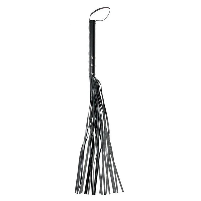 Flogger Leather 95cm with genuine leather strands, designed for precision and sensation in consensual play. Ideal for all experience levels.
