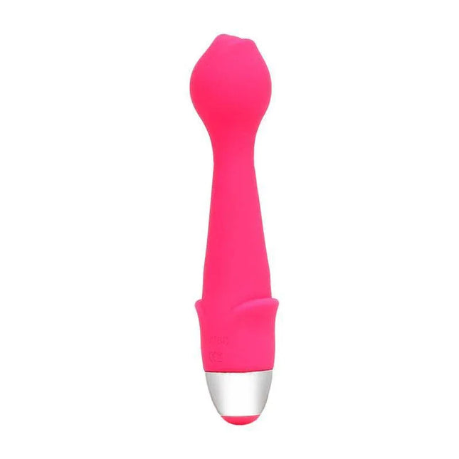 Flower Power Vibrator Madeira Pink rechargeable silicone sex toy with 10 vibration modes