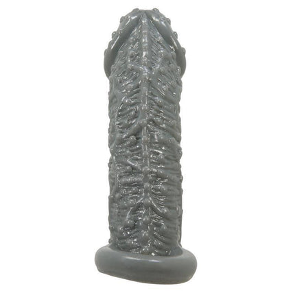 Fogg Penis Sleeve waterproof TPR material, enhances girth and sensation, stretchy fit for extended use.