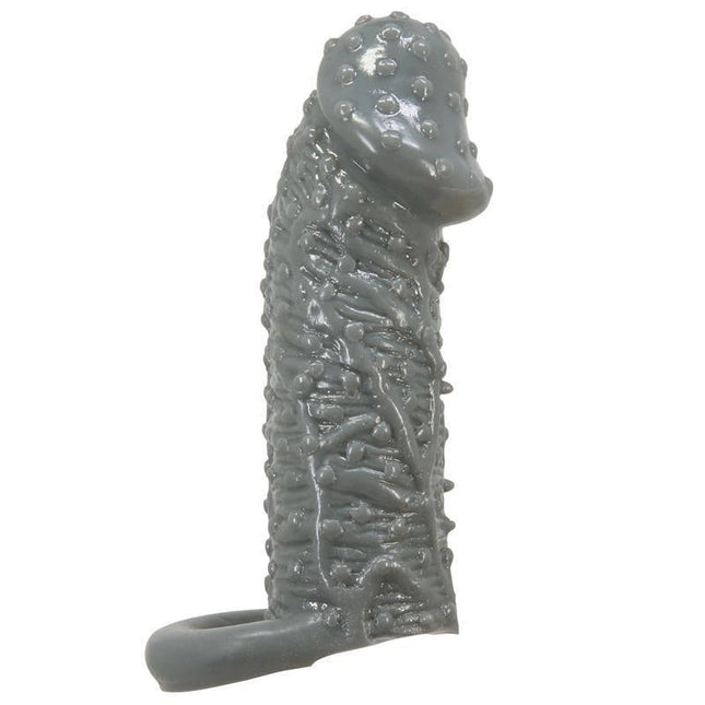 Fogg Penis Sleeve featuring textured waterproof TPR material for enhanced intimate moments and increased endurance with ring support.