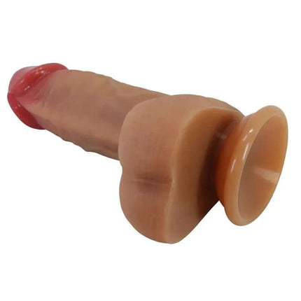 Lifelike dildo from the Fogg Universal Strap On Harness with realistic features, designed for comfort and stimulation.