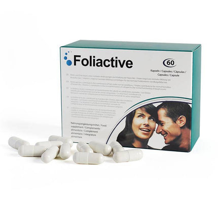 Foliactive Hair Loss Capsules 60 Tables box with capsules, dietary supplement for hair health