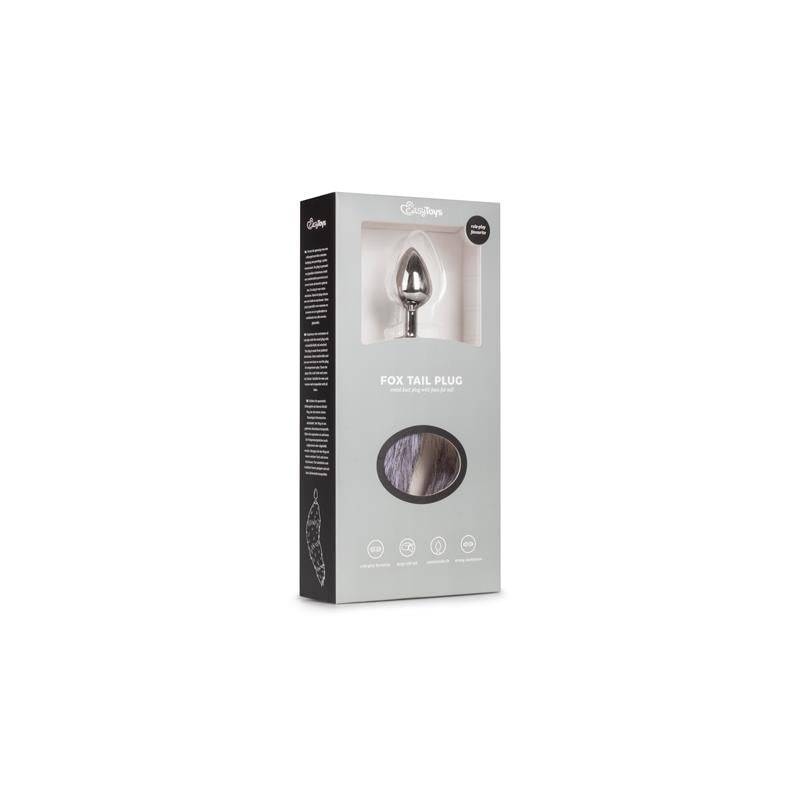 Fox Tail Plug No. 6 - Silver - secretsextoys.store