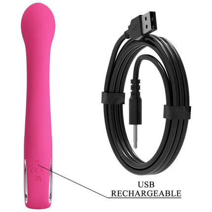 Fritz Rabbit Vibrator G-Spot with USB rechargeable cable for dual stimulation and targeted pleasure.