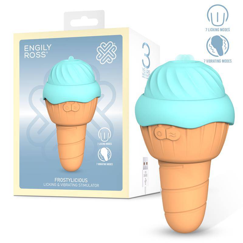 Frostylicious Stimulator with Licking and Vibration - secretsextoys.store