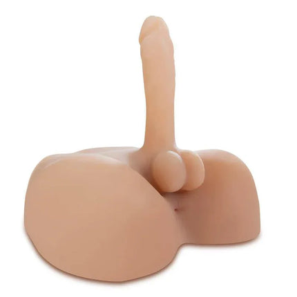 "Realistic adult toy with chiseled design and prominent feature for sensual experiences - Fuck My Hard Cock focus keyword."
