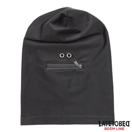 Full Cover Hood with Zipper in the Mouth from Latetobed BDSM Line