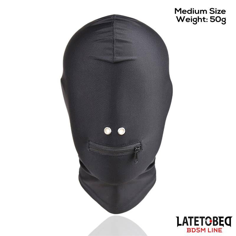 Full Cover Hood with Zipper in the Mouth - secretsextoys.store