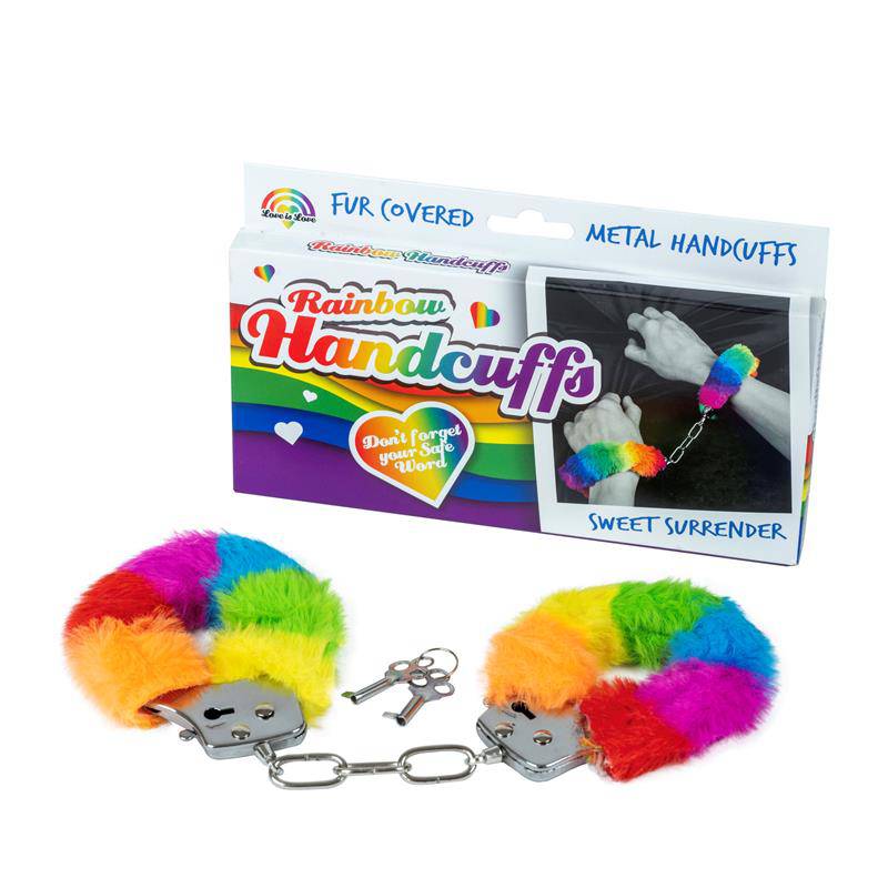 Furry Handcuffs LGBT - secretsextoys.store