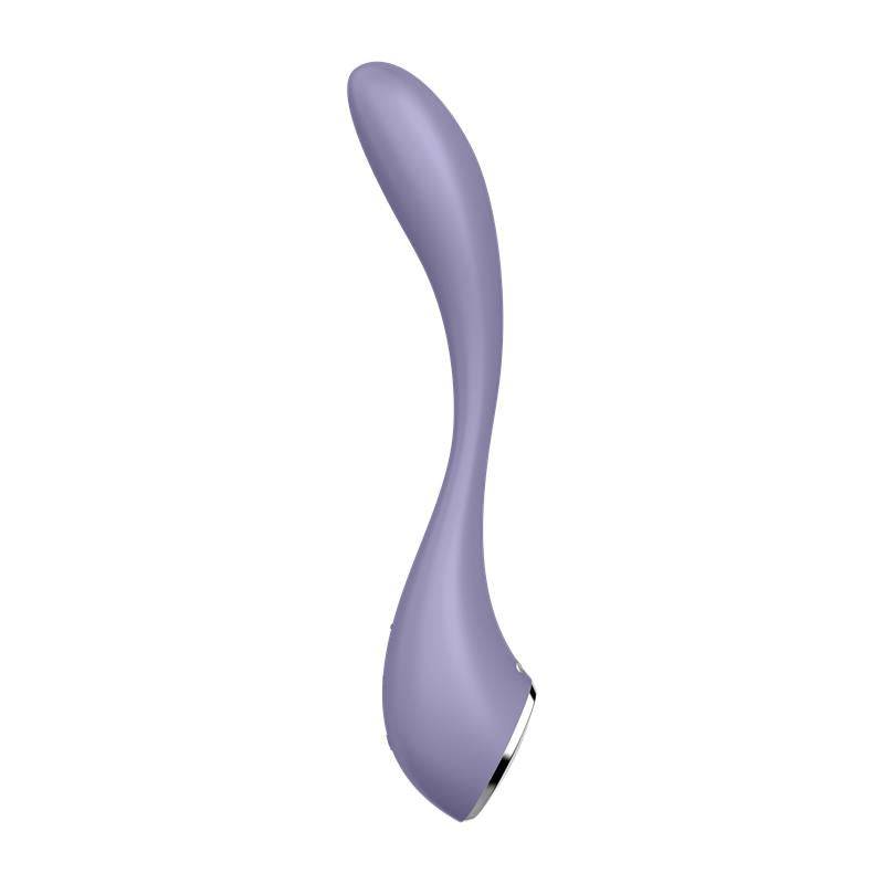 G - Spot Flex 5+ Multi Vibrator with Satisfyer Connect APP Lilac - secretsextoys.store