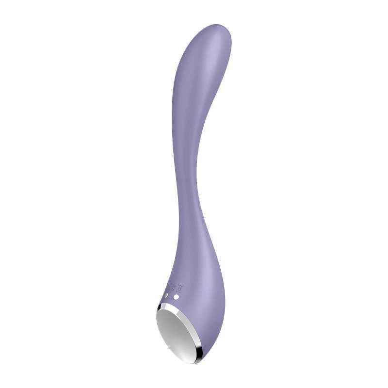 G - Spot Flex 5+ Multi Vibrator with Satisfyer Connect APP Lilac - secretsextoys.store