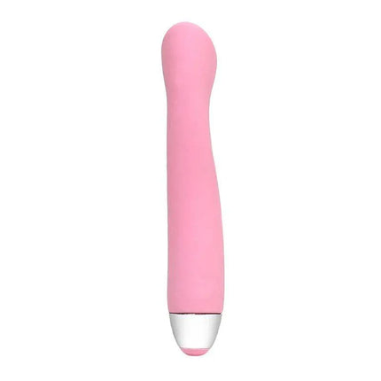 G-Spot Vibe Oslo Pink vibrator for precise G-spot and clitoral stimulation, soft silicone, travel-friendly, rechargeable.