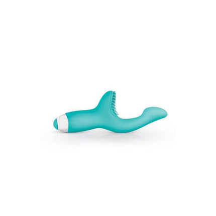 G-Spot Vibe Yuki teal multifunction vibrator with dual motors and 10 vibration modes for G-spot and vaginal stimulation.