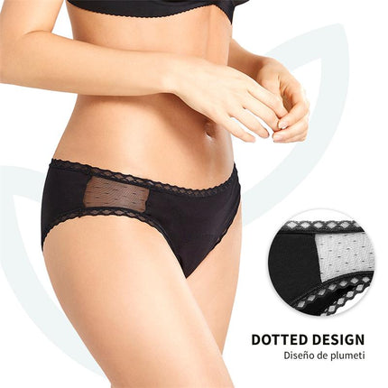 Gaia Menstrual Panty Normal with dotted design for reliable protection and sustainability